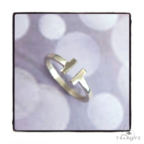 Double T Gold Fashion Ring 45476 - Image 6