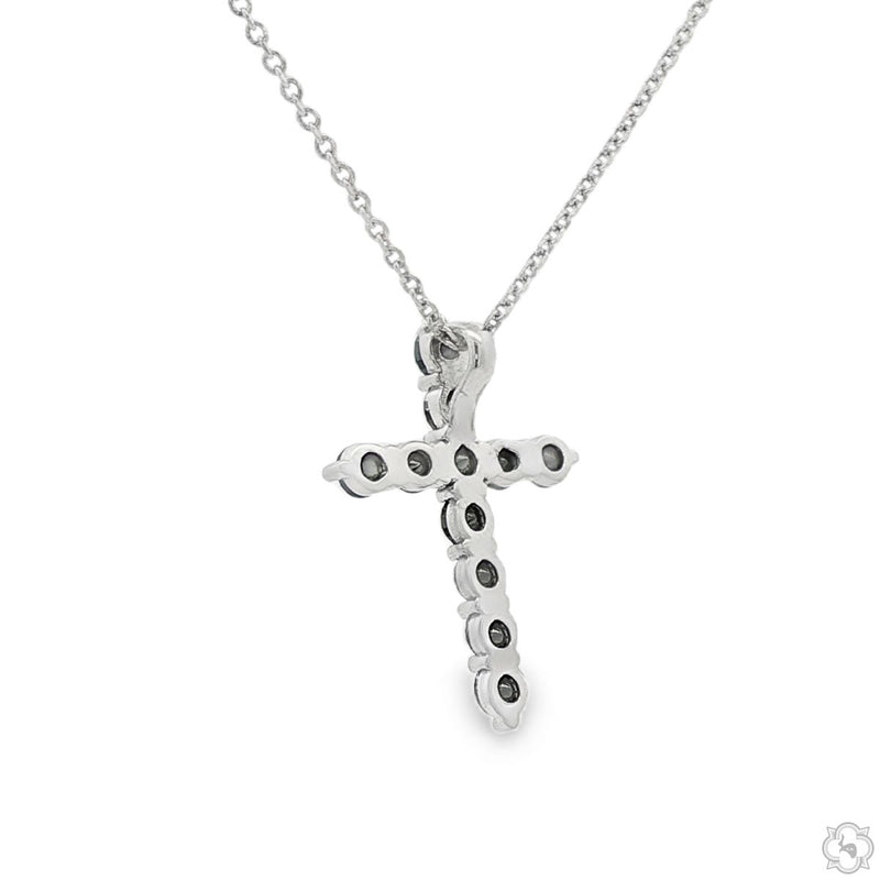 Black Diamond Cross Pendant Set 70899