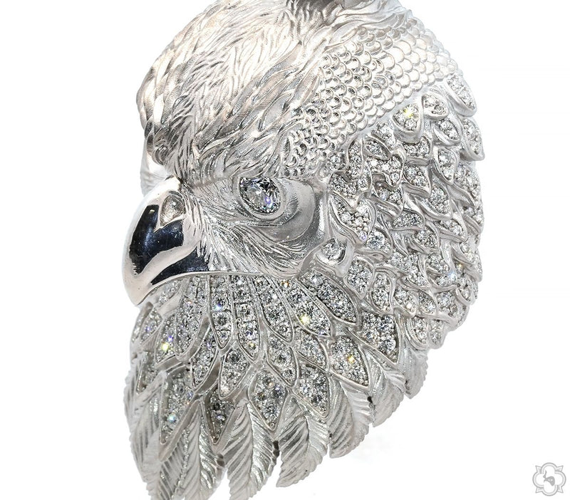 Eagle Head Diamond Pendant 68807 - Image 4