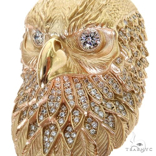 Eagle Head Diamond Pendant Small 69918 - Image 3