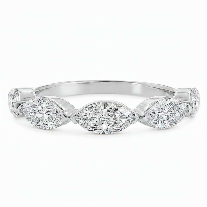 East-West Marquise Luxe Band 71602