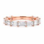 East West Baguette Wedding Band 71768