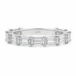 East West Baguette Wedding Band 71768