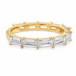 East West Baguette Wedding Band 71768