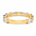 East West Baguette Wedding Band 71768