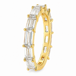 East West Baguette Wedding Band 71768