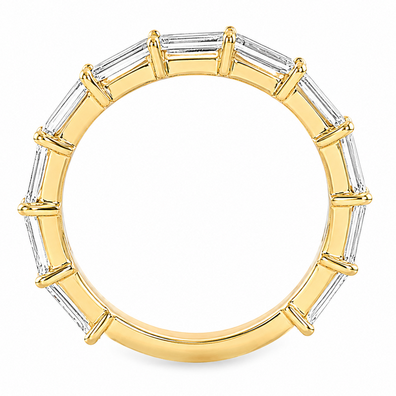 East West Baguette Wedding Band 71768