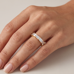 East West Baguette Wedding Band 71768