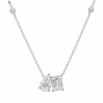 Eclipse Pear & Emerald Necklace 71512