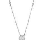 Eclipse Pear & Emerald Necklace 71512