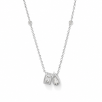 Eclipse Pear & Emerald Necklace 71512