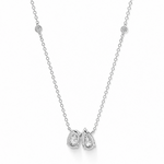 Eclipse Pear & Oval Necklace 71511