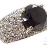 Eiffel Black Diamond Wedding Ring 40417 - Image 1