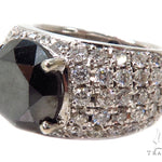 Eiffel Black Diamond Wedding Ring 40417 - Image 5