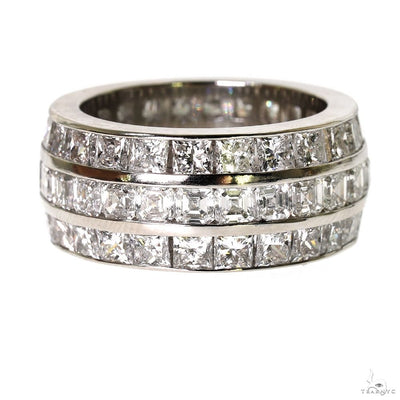 Elegant Fusion 3 Row Eternity Diamond Ring 70095 - Image 1