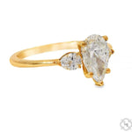 Elegant Pear Shape Diamond Ring 70287 - Image 2