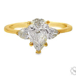 Elegant Pear Shape Diamond Ring 70287