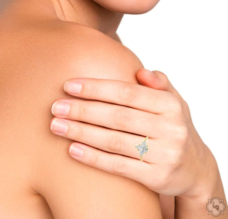 Elegant Pear Shape Diamond Ring 70287 - Image 7