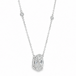 Elite Oval Diamond Necklace 71547