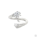 Embrace Diamond Ring .925 Silver 70751 - Image 1