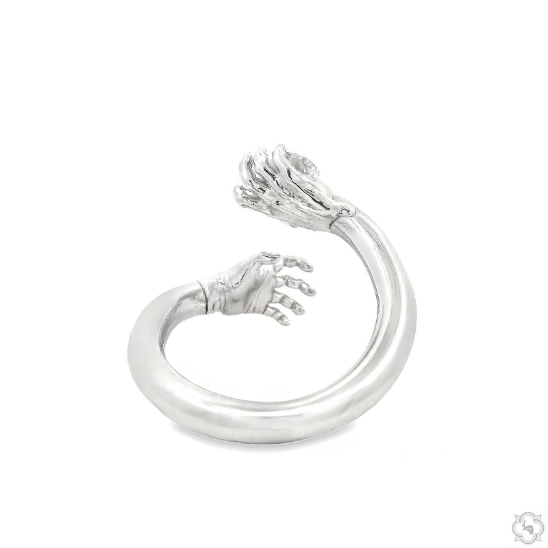 Embrace Diamond Ring .925 Silver 70751 - Image 3
