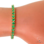 Emerald 20 Pointer Tennis Bracelet 67489 - Image 4