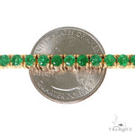 Emerald 20 Pointer Tennis Bracelet 67489 - Image 5