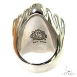 Emerald Cut Diamond Cross Ring 68770 - Image 4