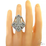 Emerald Cut Diamond Cross Ring 68770 - Image 5