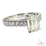 Emerald Cut Diamond Engagement Ring 68069 - Image 2