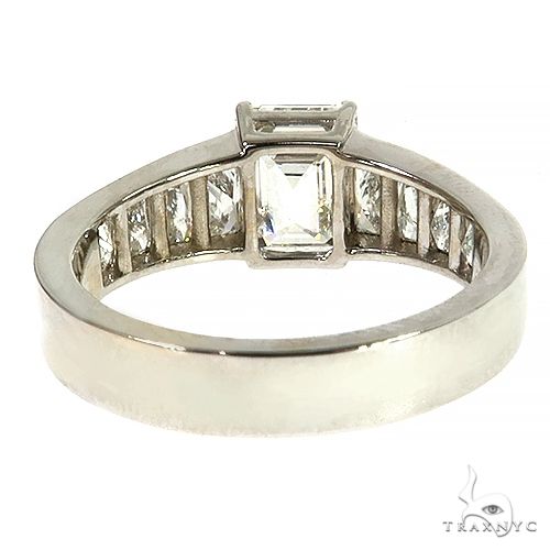 Emerald Cut Diamond Engagement Ring 68179 - Image 4