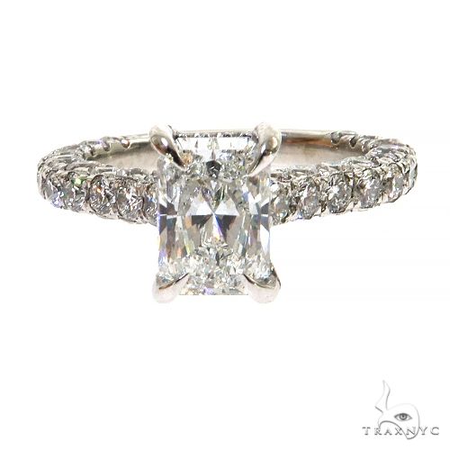 Emerald Cut Diamond Engagement Ring 68553 - Image 1