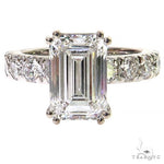 Emerald Cut Diamond Engagement Ring 68840 - Image 1