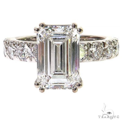 Emerald Cut Diamond Engagement Ring 68840 - Image 1
