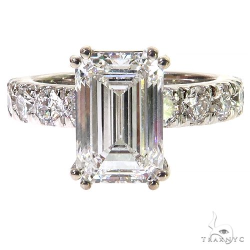 Emerald Cut Diamond Engagement Ring 68840 - Image 1