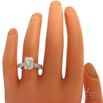 Emerald Cut Diamond Engagement Ring 68840 - Image 6