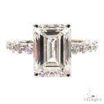 Emerald Cut Diamond Engagement Ring 69069 - Image 1