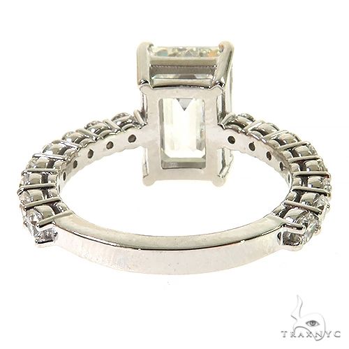 Emerald Cut Diamond Engagement Ring 69069 - Image 4