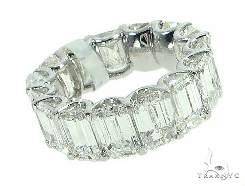 Emerald Cut Diamond Eternity Ring 65913 - Image 1