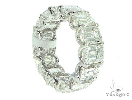 Emerald Cut Diamond Eternity Ring 65913 - Image 2