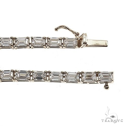 Emerald Cut Diamond Tennis Chain 69510 - Image 3