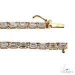 Emerald Cut Diamond Tennis Chain 69511 - Image 3