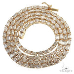 Emerald Cut Diamond Tennis Chain 69511 - Image 4