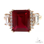 Emerald Cut Ruby Ring 69653 - Image 1