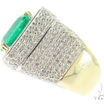 Emerald Diamond Anniversary/Fashion Ring 49424 - Image 4