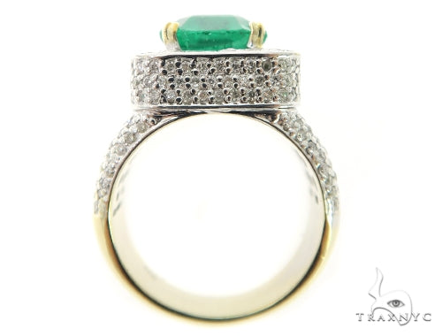 Emerald Diamond Anniversary/Fashion Ring 49424 - Image 5