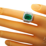 Emerald Diamond Anniversary/Fashion Ring 49424 - Image 7