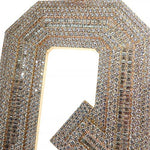 Emerald Diamond Initial Pendant -XXL- Lab 69327 - Image 3