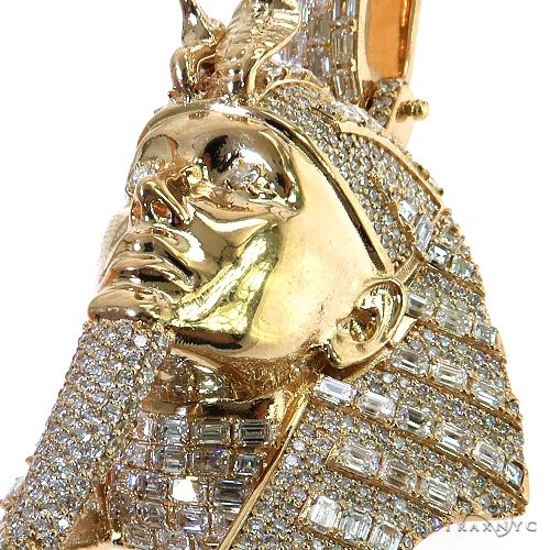 Emerald Diamond Pharaoh Pendant 68794 - Image 4