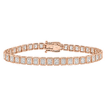 Emerald Bezel Tennis Bracelet 71774